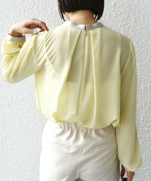 SHIPS / シップス シャツ・ブラウス | 〈手洗い可能〉ボウタイ 幾何 プリント 長袖 ブラウス | 詳細18