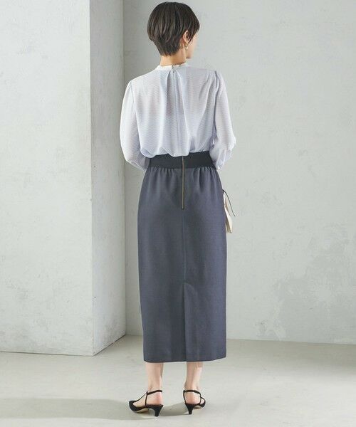 SHIPS / シップス シャツ・ブラウス | 〈手洗い可能〉ボウタイ 幾何 プリント 長袖 ブラウス | 詳細30