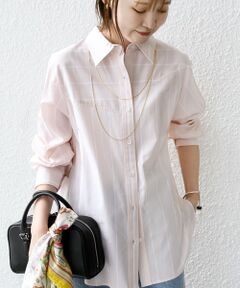 SHIPS / シップス シャツ・ブラウス | 【WEB限定】〈洗濯機可能〉アシンメトリー ストライプ シャツ