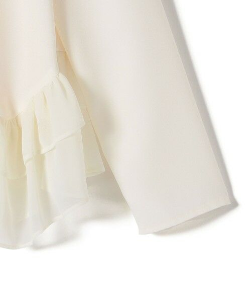 SHIPS / シップス シャツ・ブラウス | kaene:〈洗濯機可能〉フリル ペプラム ロング スリーブ ブラウス（セレモニー対応可） | 詳細14