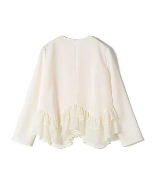 SHIPS / シップス シャツ・ブラウス | kaene:〈洗濯機可能〉フリル ペプラム ロング スリーブ ブラウス（セレモニー対応可） | 詳細16