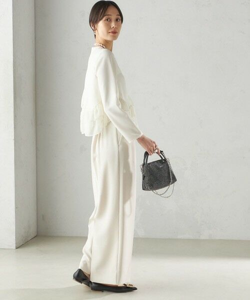 SHIPS / シップス シャツ・ブラウス | kaene:〈洗濯機可能〉フリル ペプラム ロング スリーブ ブラウス（セレモニー対応可） | 詳細5