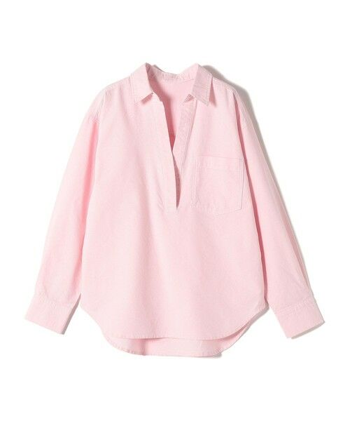 SHIPS / シップス シャツ・ブラウス | 〈洗濯機可能〉ワンポイント 刺繍 スキッパー シャツ | 詳細8