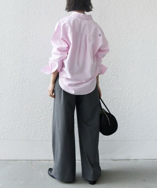 SHIPS / シップス シャツ・ブラウス | 〈洗濯機可能〉ワンポイント 刺繍 スキッパー シャツ | 詳細2