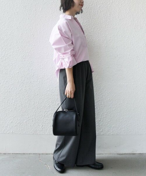 SHIPS / シップス シャツ・ブラウス | 〈洗濯機可能〉ワンポイント 刺繍 スキッパー シャツ | 詳細3