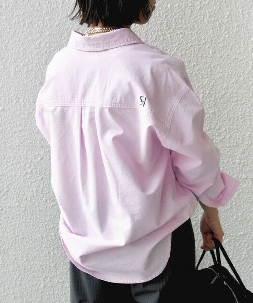 SHIPS / シップス シャツ・ブラウス | 〈洗濯機可能〉ワンポイント 刺繍 スキッパー シャツ | 詳細5