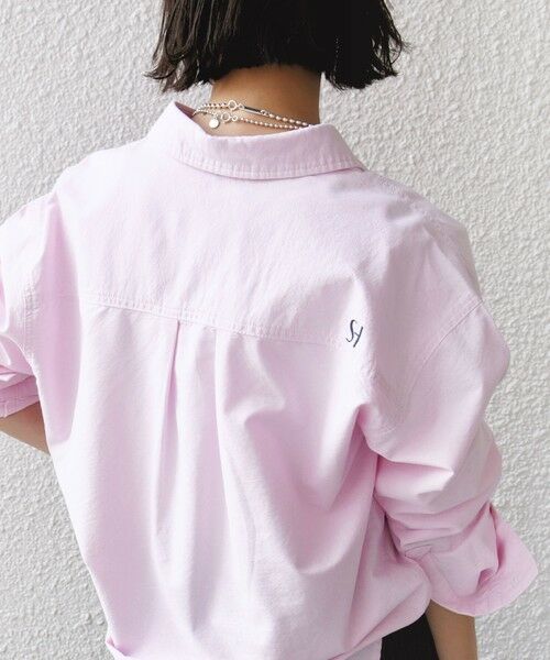 SHIPS / シップス シャツ・ブラウス | 〈洗濯機可能〉ワンポイント 刺繍 スキッパー シャツ | 詳細7