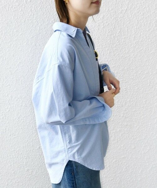 SHIPS / シップス シャツ・ブラウス | 〈洗濯機可能〉ワンポイント 刺繍 スキッパー シャツ | 詳細15