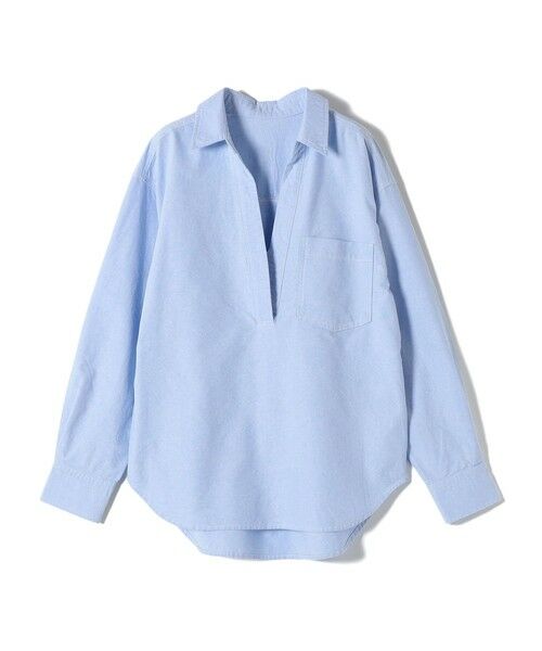 SHIPS / シップス シャツ・ブラウス | 〈洗濯機可能〉ワンポイント 刺繍 スキッパー シャツ | 詳細18