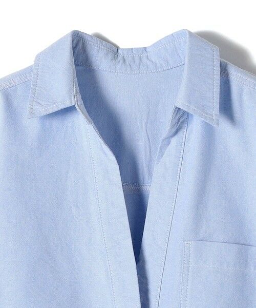 SHIPS / シップス シャツ・ブラウス | 〈洗濯機可能〉ワンポイント 刺繍 スキッパー シャツ | 詳細20