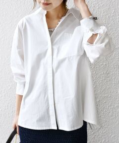 SHIPS / シップス シャツ・ブラウス | 【WEB限定】〈洗濯機可能〉バックデザイン レギュラーカラー シャツ