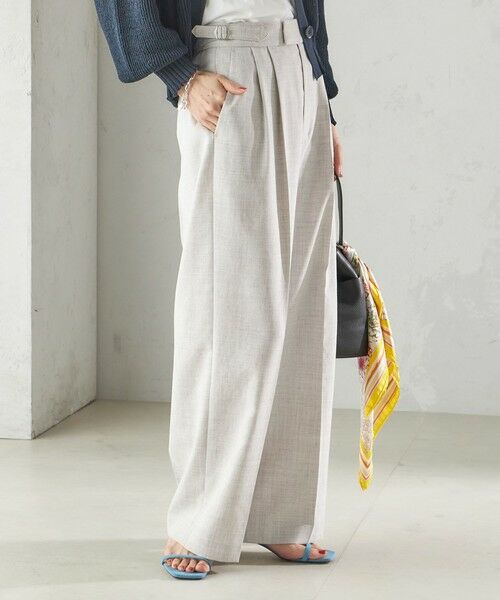 SHIPS / シップス その他パンツ | 〈手洗い可能〉Asami 麻調合繊 2タック ワイドパンツ | 詳細26