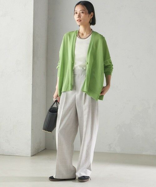 SHIPS / シップス その他パンツ | 〈手洗い可能〉Asami 麻調合繊 2タック ワイドパンツ | 詳細27