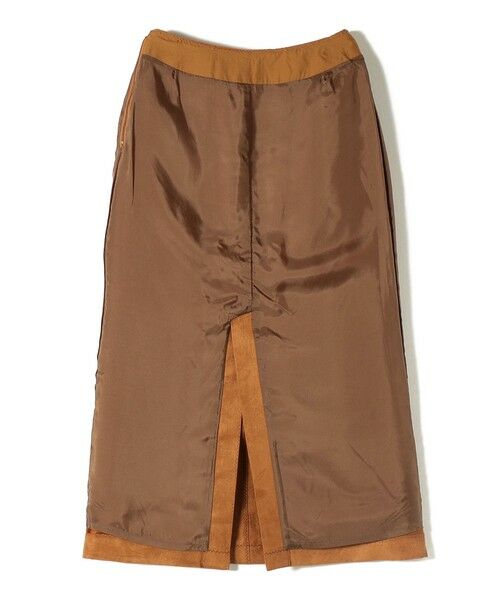 SHIPS / シップス ミニ・ひざ丈スカート | ポリエステルスエード ポケット スカート | 詳細11