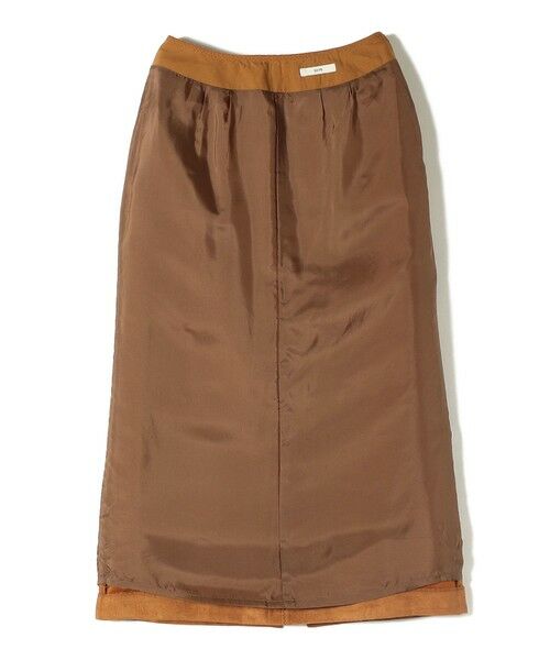SHIPS / シップス ミニ・ひざ丈スカート | ポリエステルスエード ポケット スカート | 詳細12