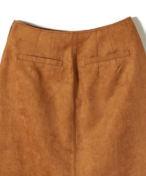 SHIPS / シップス ミニ・ひざ丈スカート | ポリエステルスエード ポケット スカート | 詳細14
