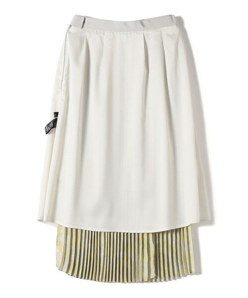 SHIPS / シップス ミニ・ひざ丈スカート | SHIPS Primary Navy Label:グログラン ベルト プリーツ スカート | 詳細2