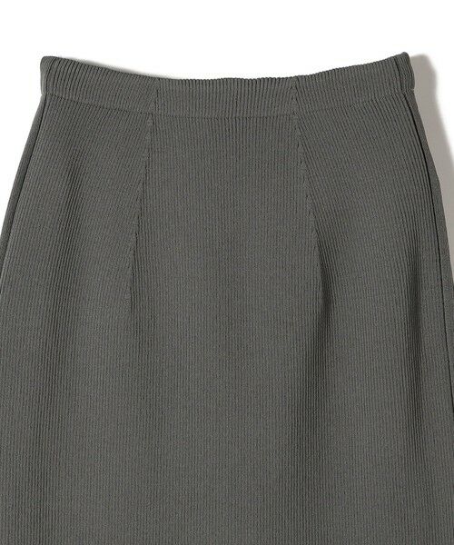 SHIPS / シップス ミニ・ひざ丈スカート | 〈手洗い可能〉前後 2WAY リブ ニット スカート | 詳細10