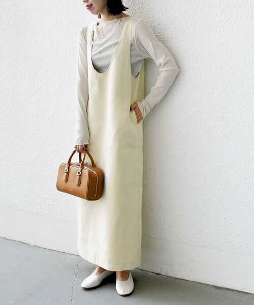 SHIPS / シップス ロング・マキシ丈ワンピース | ポリエステルスエード 2WAY ワンピース | 詳細2