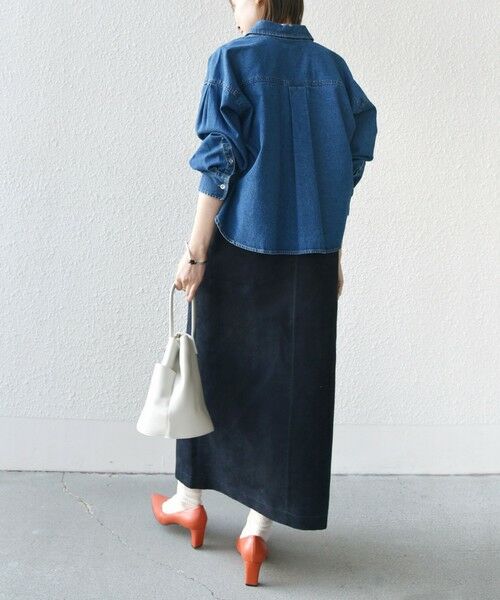 SHIPS / シップス ロング・マキシ丈ワンピース | ポリエステルスエード 2WAY ワンピース | 詳細17