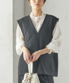 SHIPS / シップス ベスト | 〈手洗い可能〉プルオーバー ベスト（セットアップ対応）