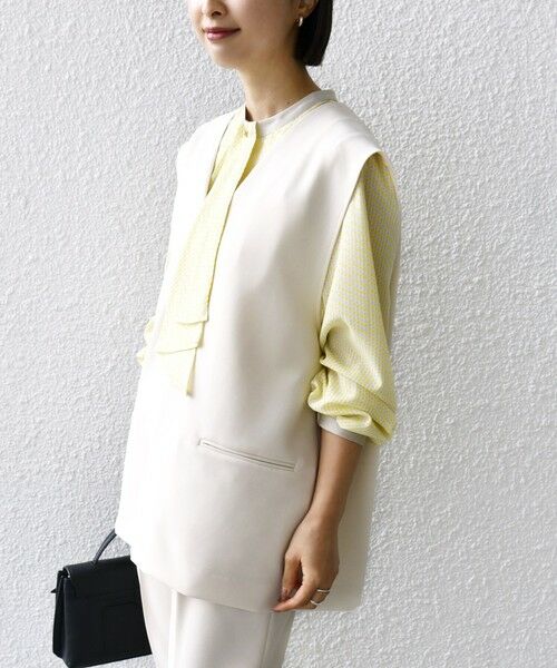 SHIPS / シップス ベスト | 〈手洗い可能〉プルオーバー ベスト（セットアップ対応） | 詳細18