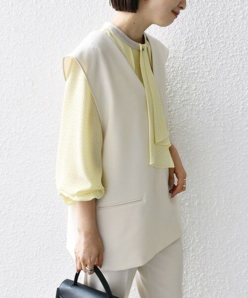 SHIPS / シップス ベスト | 〈手洗い可能〉プルオーバー ベスト（セットアップ対応） | 詳細20