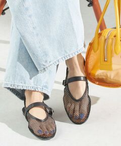 SHIPS / シップス フラットシューズ | メッシュ メリージェーン フラット