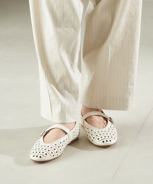 SHIPS / シップス フラットシューズ | パンチング メリージェーン フラット | 詳細1