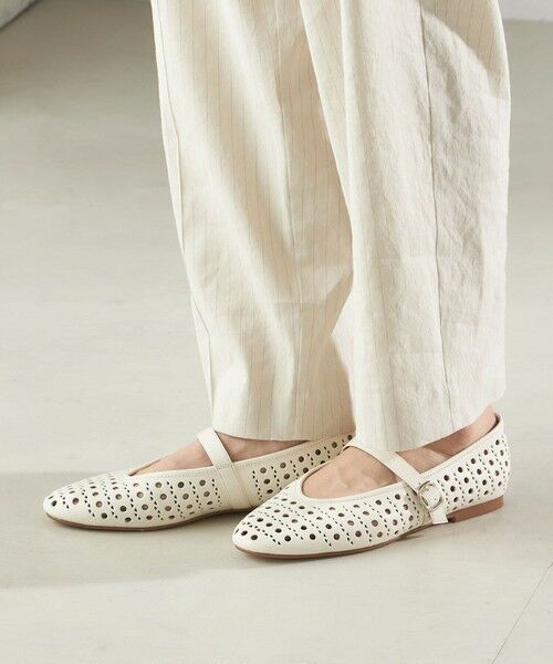 SHIPS / シップス フラットシューズ | パンチング メリージェーン フラット | 詳細2