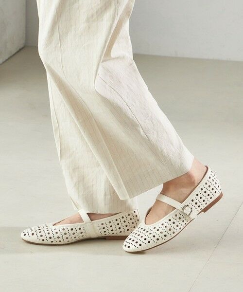 SHIPS / シップス フラットシューズ | パンチング メリージェーン フラット | 詳細3