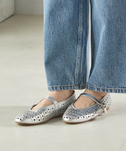 SHIPS / シップス フラットシューズ | パンチング メリージェーン フラット | 詳細14