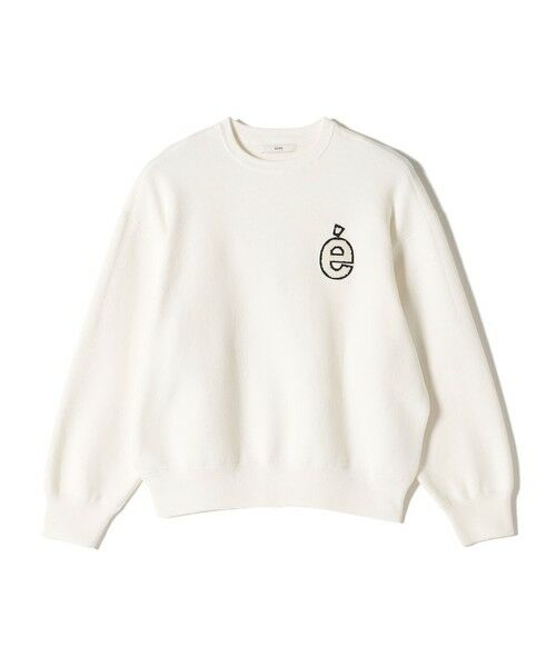 SHIPS / シップス ニット・セーター | 〈手洗い可能〉ロゴ ワッペン ロング スリーブ プルオーバー | 詳細9