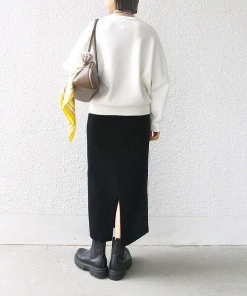 SHIPS / シップス ニット・セーター | 〈手洗い可能〉ロゴ ワッペン ロング スリーブ プルオーバー | 詳細3