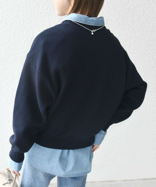 SHIPS / シップス ニット・セーター | 〈手洗い可能〉ロゴ ワッペン ロング スリーブ プルオーバー | 詳細16