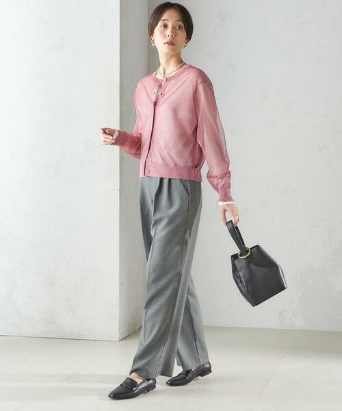 SHIPS / シップス カーディガン・ボレロ | 〈手洗い可能〉イタリーヤーン ラメ ショート カーディガン | 詳細2