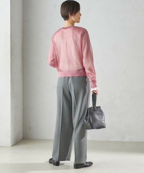 SHIPS / シップス カーディガン・ボレロ | 〈手洗い可能〉イタリーヤーン ラメ ショート カーディガン | 詳細4