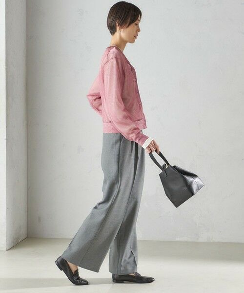 SHIPS / シップス カーディガン・ボレロ | 〈手洗い可能〉イタリーヤーン ラメ ショート カーディガン | 詳細5