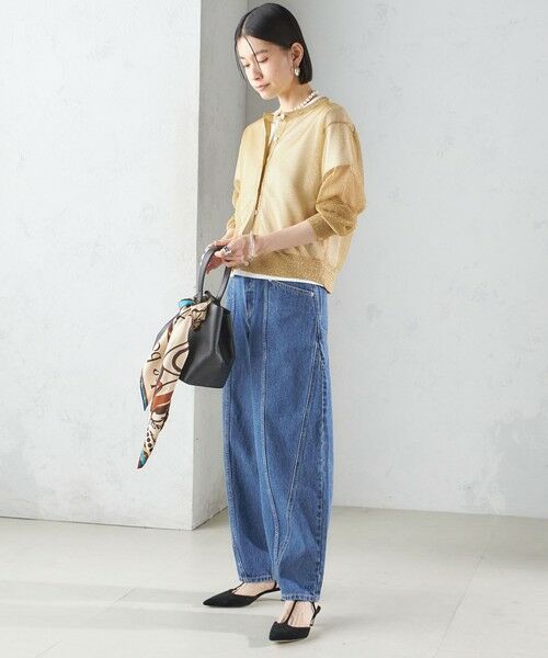 SHIPS / シップス カーディガン・ボレロ | 〈手洗い可能〉イタリーヤーン ラメ ショート カーディガン | 詳細20