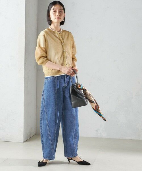 SHIPS / シップス カーディガン・ボレロ | 〈手洗い可能〉イタリーヤーン ラメ ショート カーディガン | 詳細26