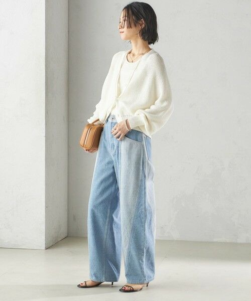 SHIPS / シップス カーディガン・ボレロ | 〈手洗い可能〉ペーパー ポリエステル Vネック カーディガン | 詳細12