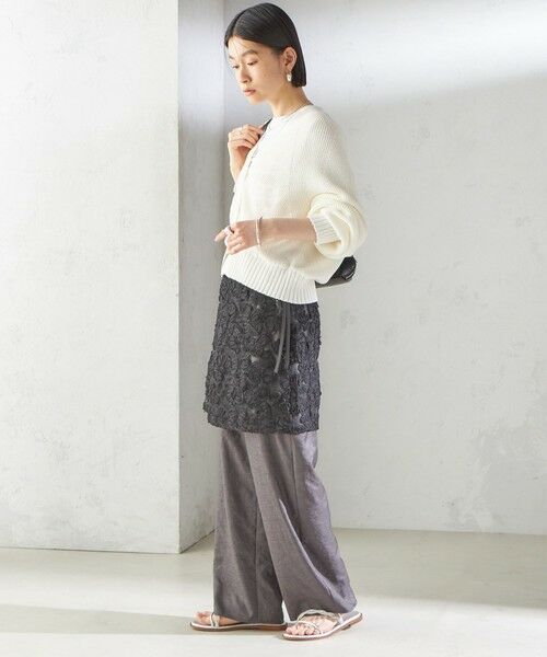 SHIPS / シップス カーディガン・ボレロ | 〈手洗い可能〉ペーパー ポリエステル Vネック カーディガン | 詳細2