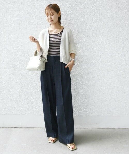 SHIPS / シップス カーディガン・ボレロ | 〈手洗い可能〉ペーパー ポリエステル Vネック カーディガン | 詳細20