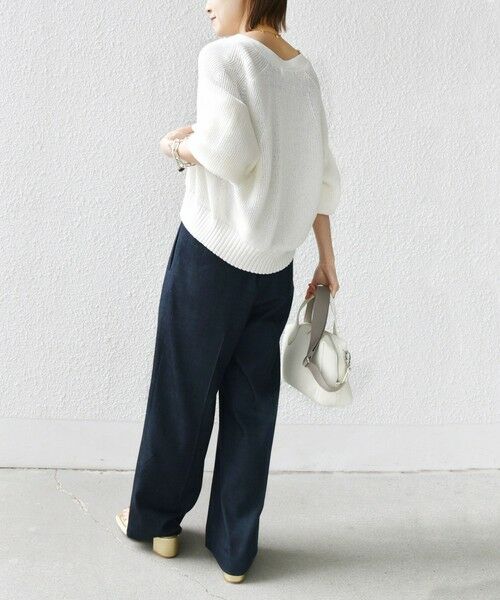 SHIPS / シップス カーディガン・ボレロ | 〈手洗い可能〉ペーパー ポリエステル Vネック カーディガン | 詳細21