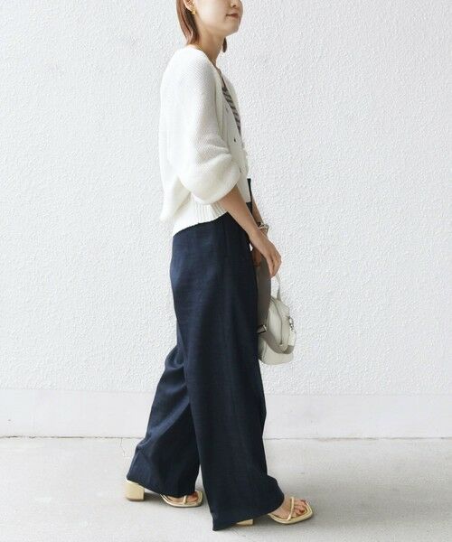 SHIPS / シップス カーディガン・ボレロ | 〈手洗い可能〉ペーパー ポリエステル Vネック カーディガン | 詳細22