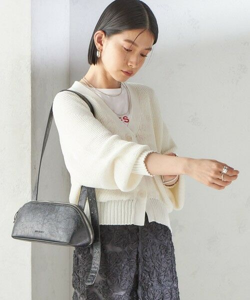 SHIPS / シップス カーディガン・ボレロ | 〈手洗い可能〉ペーパー ポリエステル Vネック カーディガン | 詳細9