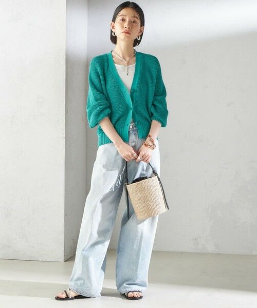 SHIPS / シップス カーディガン・ボレロ | 〈手洗い可能〉ペーパー ポリエステル Vネック カーディガン | 詳細29