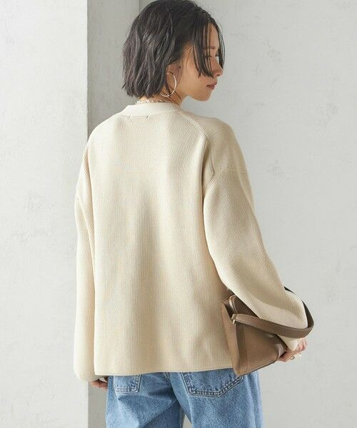 SHIPS / シップス カーディガン・ボレロ | 〈手洗い可能〉ワンポイント 刺繍 Vネック カーディガン | 詳細10