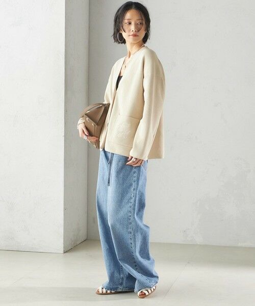 SHIPS / シップス カーディガン・ボレロ | 〈手洗い可能〉ワンポイント 刺繍 Vネック カーディガン | 詳細2