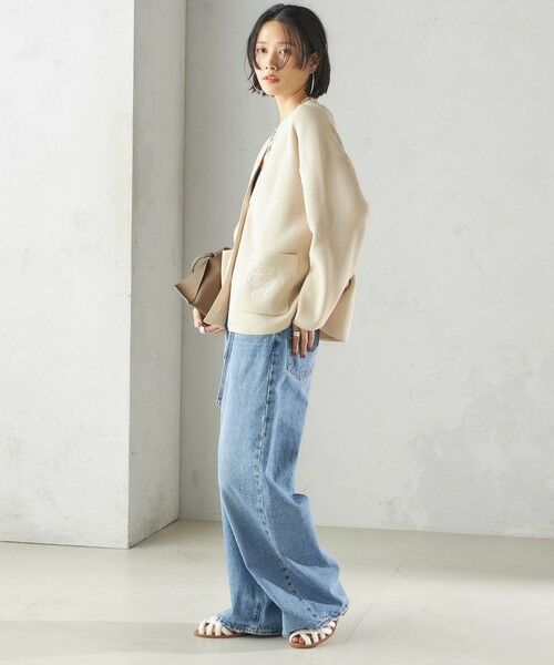 SHIPS / シップス カーディガン・ボレロ | 〈手洗い可能〉ワンポイント 刺繍 Vネック カーディガン | 詳細3